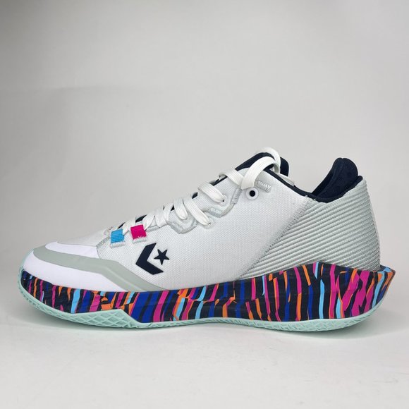 Converse Mens All Star BB Jet Mid White Pink Basketball Shoes 9.5&10&13 172664C - Picture 3 of 9